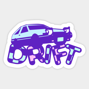 Night Drifter Sticker